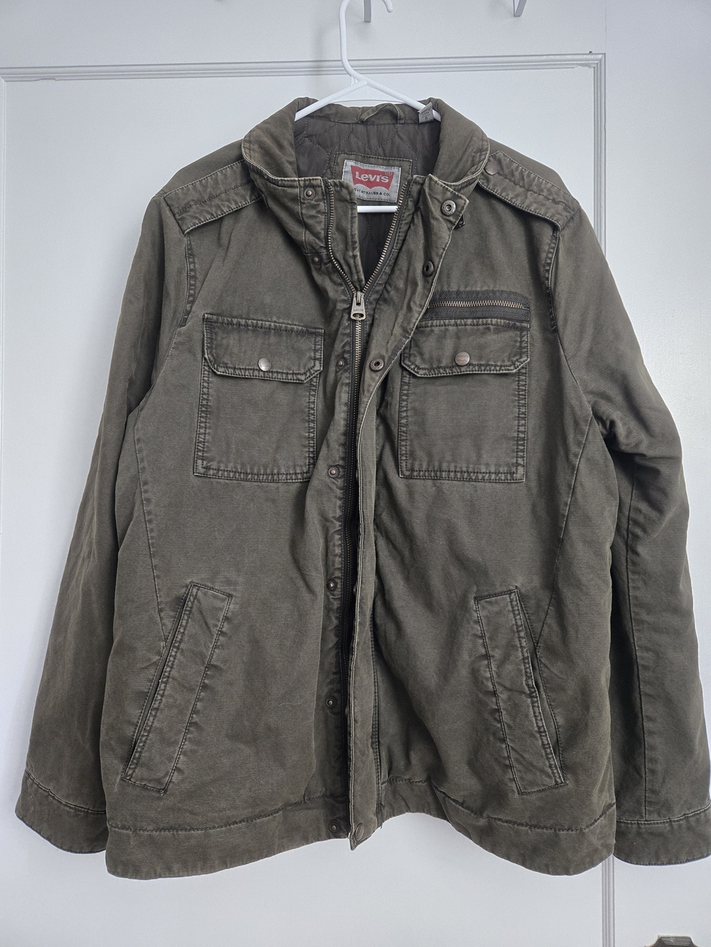 Levi's Men's Olive Green Utility Jacket